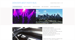 Desktop Screenshot of denversbestpartybus.com