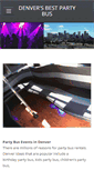 Mobile Screenshot of denversbestpartybus.com